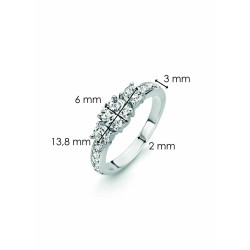 Ladies' Ring Ti Sento 12044ZI/58 18