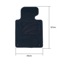 Car Floor Mat OCC Motorsport OCCBW0007BL Blue