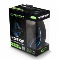 Headphones Esperanza EGH300B Blue Black Black/Blue