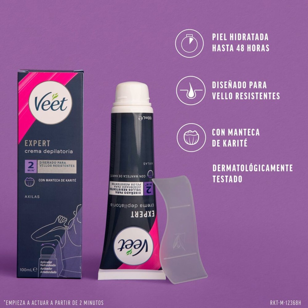 Body Hair Removal Cream Veet Expert Underarms 100 ml