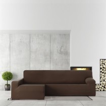 Housse pour chaise longue accoudoir long gauche Eysa BRONX Marron 170 x 110 x 310 cm