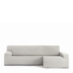 Housse pour chaise longue accoudoir long droit Eysa BRONX Blanc 170 x 110 x 310 cm