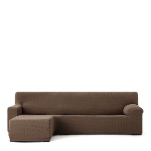 Bezug für Chaiselongue mit kurzem Arm links Eysa JAZ Braun 120 x 120 x 360 cm