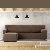 Bezug für Chaiselongue mit kurzem Arm links Eysa JAZ Braun 120 x 120 x 360 cm