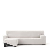 Bezug für Chaiselongue mit kurzem Arm links Eysa JAZ Weiß 120 x 120 x 360 cm