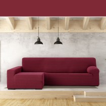 Left long arm chaise longue cover Eysa JAZ Burgundy 180 x 120 x 360 cm