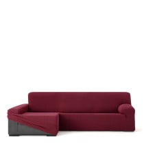 Housse pour chaise longue accoudoir long gauche Eysa JAZ Bordeaux 180 x 120 x 360 cm