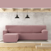 Housse pour chaise longue accoudoir long gauche Eysa JAZ Rose 120 x 120 x 360 cm