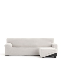 Right short arm chaise longue cover Eysa JAZ White 120 x 120 x 360 cm