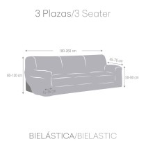 Sofabezug Eysa JAZ Weiß 70 x 120 x 260 cm