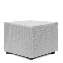 Housse de pouf Eysa JAZ Blanc 65 x 65 x 65 cm