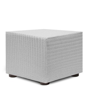 Housse de pouf Eysa JAZ Blanc 65 x 65 x 65 cm