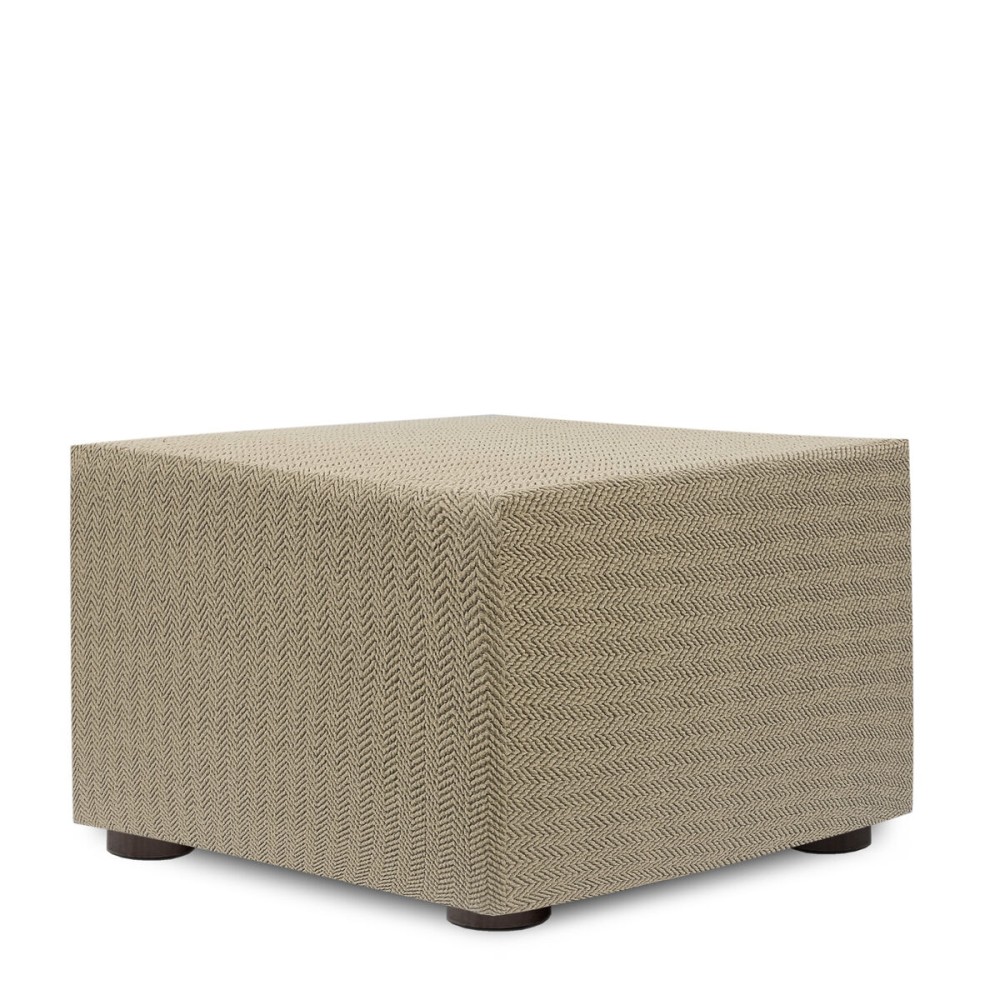 Pouffe cover Eysa JAZ Beige 100 x 65 x 100 cm