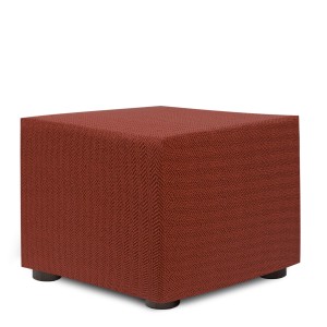 Housse de pouf Eysa JAZ Rouge foncé 65 x 65 x 65 cm