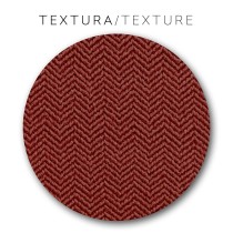 Housse de pouf Eysa JAZ Rouge foncé 65 x 65 x 65 cm