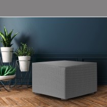 Pouffe cover Eysa JAZ Grey 100 x 65 x 100 cm