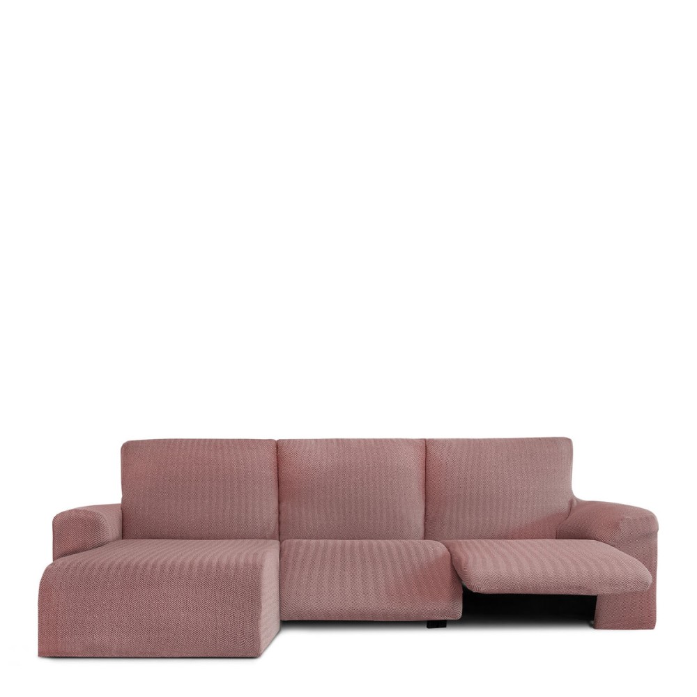 Housse pour chaise longue accoudoir long gauche Eysa JAZ Rose 120 x 120 x 360 cm