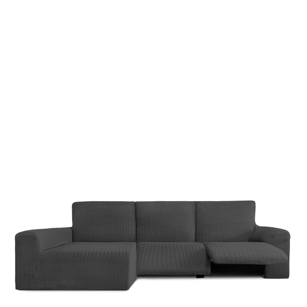 Bezug für Chaiselongue mit langem Arm links Eysa JAZ Dunkelgrau 180 x 120 x 360 cm