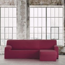 Right short arm chaise longue cover Eysa BRONX Burgundy 110 x 110 x 310 cm