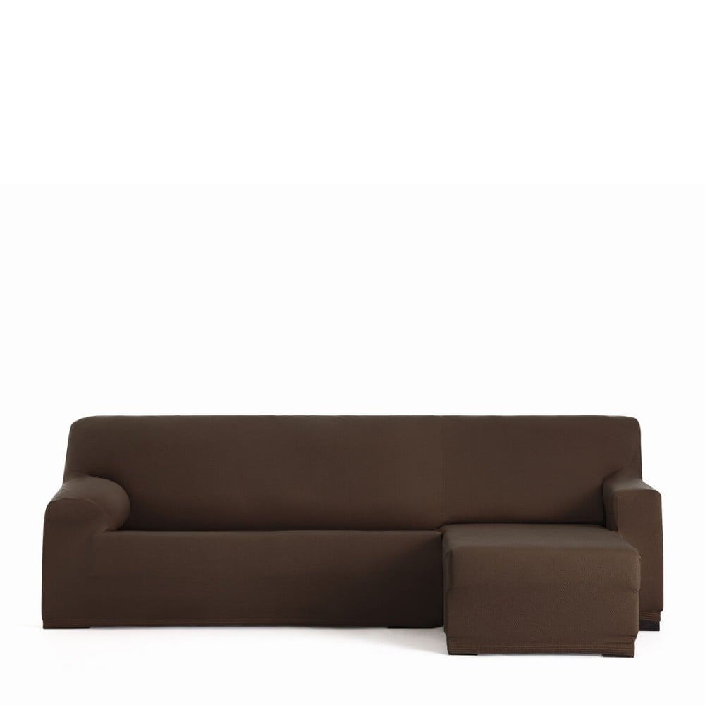 Right short arm chaise longue cover Eysa BRONX Brown 110 x 110 x 310 cm