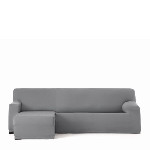 Right short arm chaise longue cover Eysa BRONX Grey 110 x 110 x 310 cm