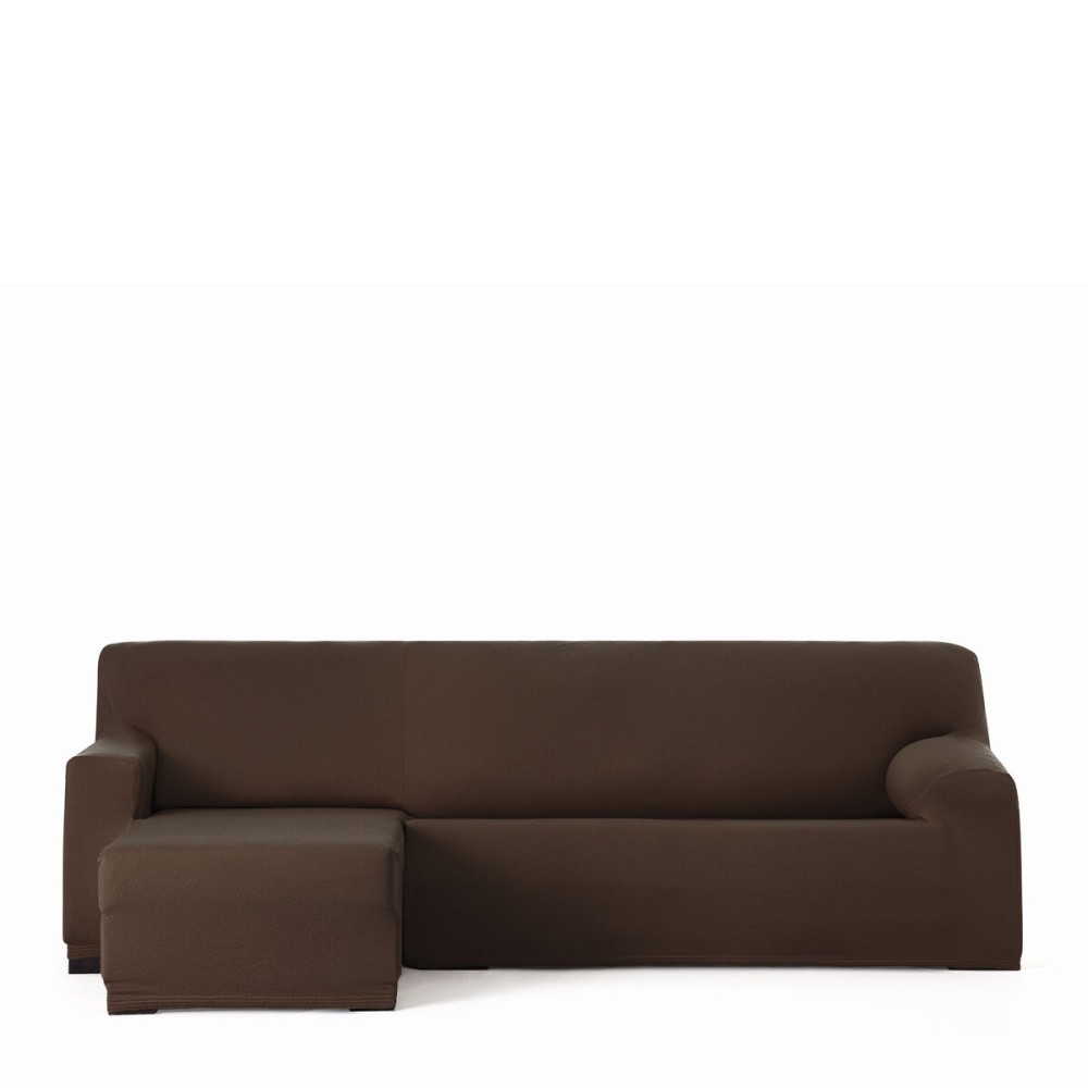 Housse pour chaise longue accoudoir long gauche Eysa BRONX Marron 110 x 110 x 310 cm