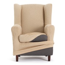 Armchair slipcovers Eysa TROYA Beige 80 x 100 x 90 cm