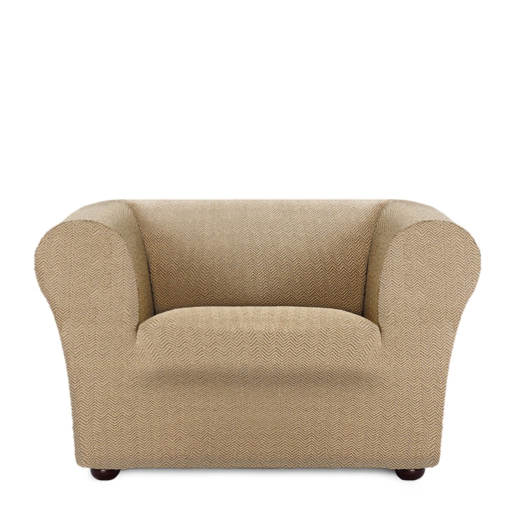 Housse de fauteuil Eysa JAZ Beige 110 x 100 x 130 cm