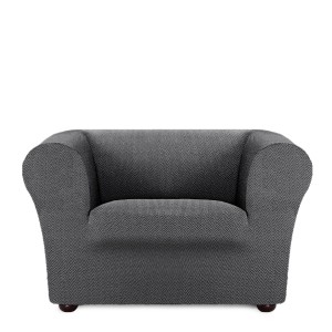 Armchair slipcovers Eysa JAZ Dark grey 110 x 100 x 130 cm