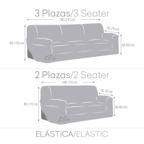 Sofabezug-Set Eysa TROYA Burgunderrot 70 x 110 x 210 cm 2 Stücke