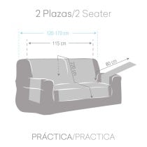 Sofabezug Eysa LEVANTE Grau 100 x 110 x 115 cm