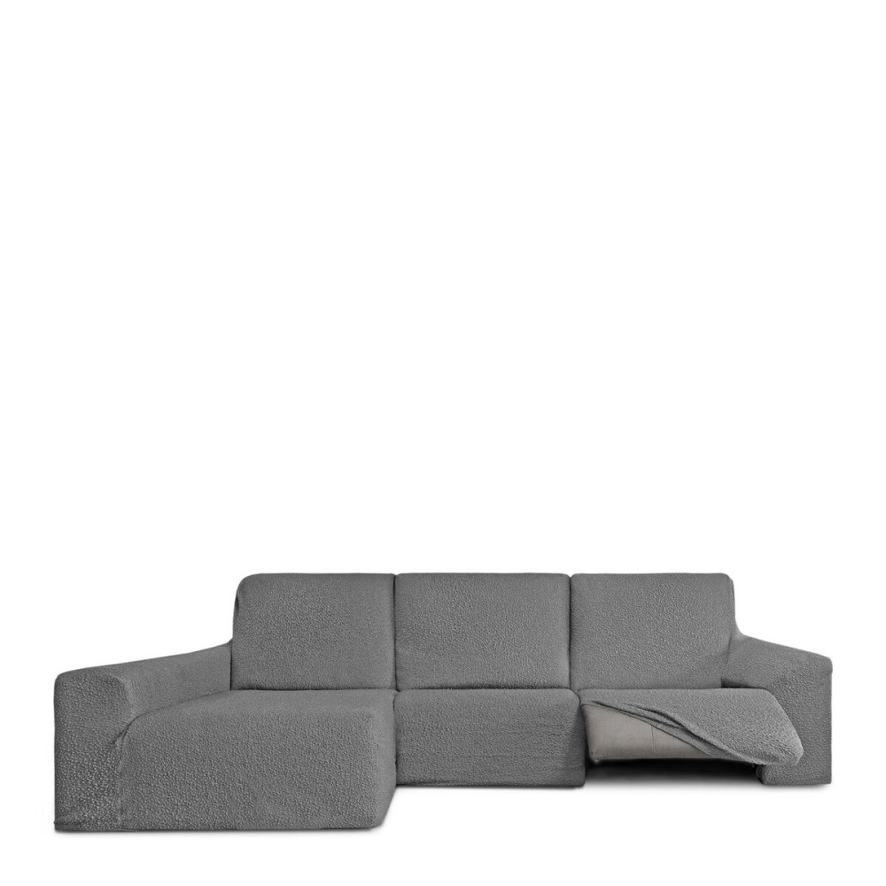 Housse pour chaise longue accoudoir long gauche Eysa ROC Gris clair 180 x 120 x 360 cm