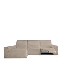 Bezug für Chaiselongue mit langem Arm links Eysa ROC Marron Glacé Hellbraun 180 x 120 x 360 cm