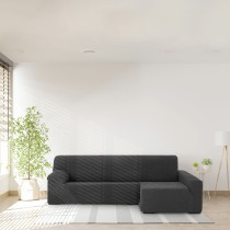 Bezug für Chaiselongue mit langem Arm rechts Eysa THOR Anthrazit Dunkelgrau 170 x 110 x 310 cm