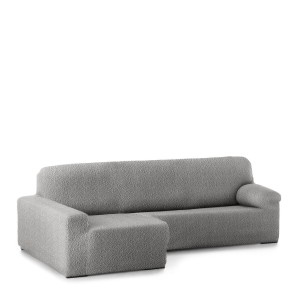 Bezug für Chaiselongue mit kurzem Arm links Eysa ROC Hellgrau 180 x 120 x 360 cm