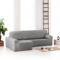 Bezug für Chaiselongue mit kurzem Arm links Eysa ROC Hellgrau 180 x 120 x 360 cm