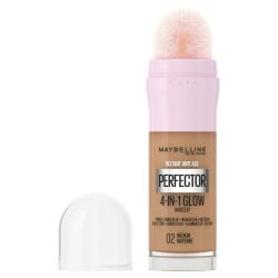 Base de maquillage liquide Maybelline Instant Age Perfector Glow Nº 02 Medium Moyenne 20 ml