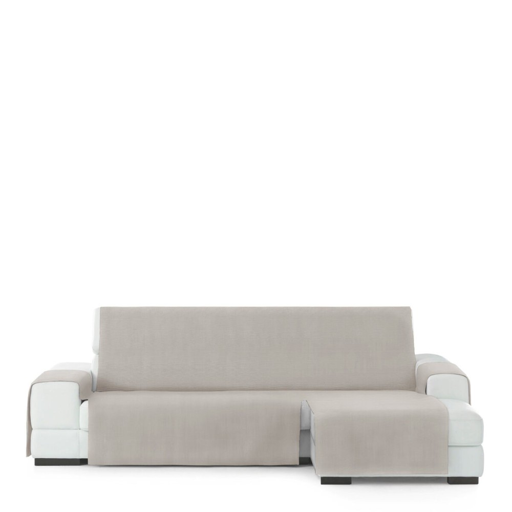 Abdeckung für Chaiselongue mit kurzem Arm rechts Eysa LEVANTE Beige Leinen 100 x 110 x 240 cm