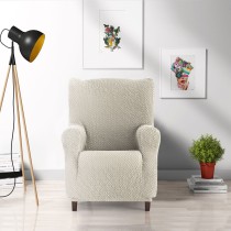 Housse de fauteuil à oreilles Eysa THOR Blanc 80 x 110 x 90 cm