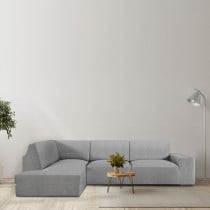 Housse pour chaise longue accoudoir long gauche Eysa ROC Gris clair 110 x 120 x 500 cm