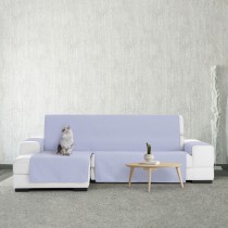 Bezug für Chaiselongue mit kurzem Arm links Eysa SILVER Blau 100 x 110 x 290 cm