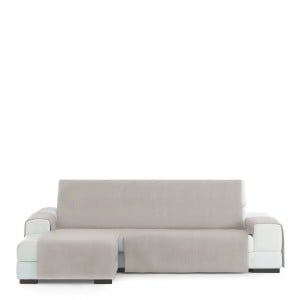 Right short arm chaise longue cover Eysa LEVANTE Beige Linen 100 x 110 x 290 cm