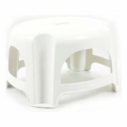 Stool Dem Sabin White 33 x 28 x 18 cm (12 Units)