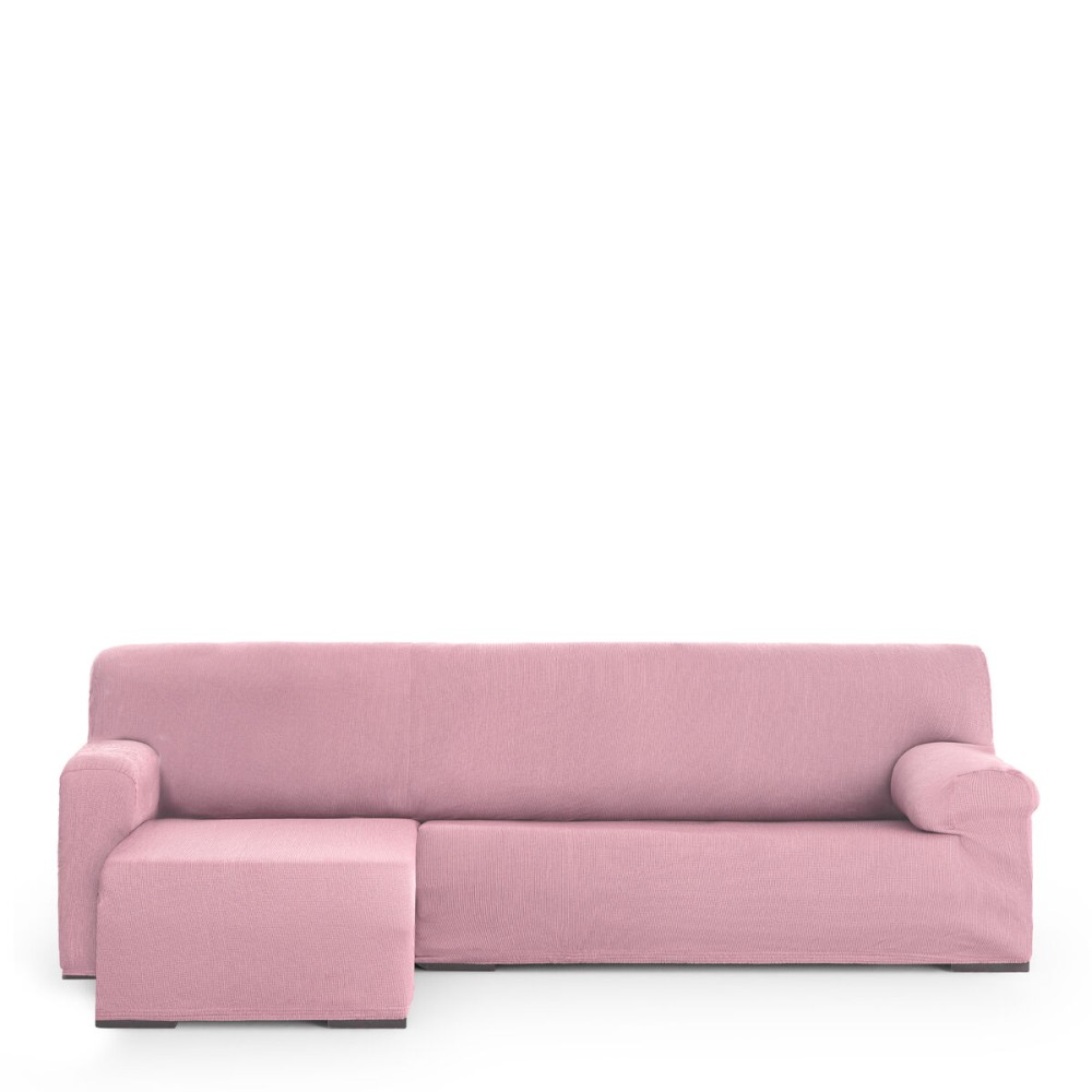 Left long arm chaise longue cover Eysa ULISES Pink Light Pink 110 x 110 x 310 cm