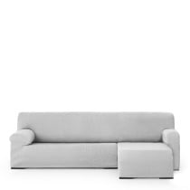 Housse pour chaise longue accoudoir court droit Eysa ULISES Gris perlé 110 x 110 x 310 cm