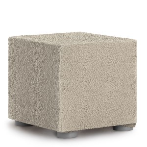 Pouffe cover Eysa ROC White 65 x 65 x 65 cm