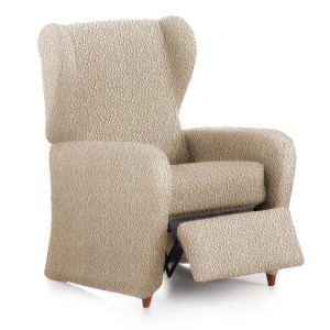 Housse de fauteuil avec pieds séparés Eysa ROC Beige 90 x 120 x 85 cm