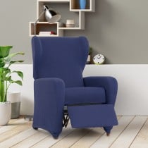 Slipcover for armchair with separate legs Eysa ULISES Blue 90 x 100 x 75 cm