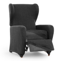 Slipcover for armchair with separate legs Eysa ULISES Dark grey 90 x 100 x 75 cm