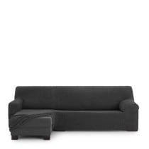 Bezug für Chaiselongue mit kurzem Arm links Eysa THOR Dunkelgrau 110 x 110 x 310 cm